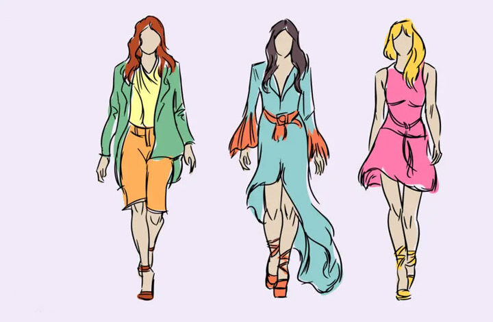 طراحی لباس چیست؟ آموزش طراحی لباس آسان