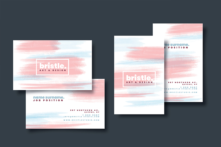 طراحی کارت ویزیت حرفه‌ای